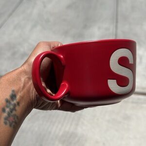 New Crate & Barrel Holiday Initial Mug Letter S